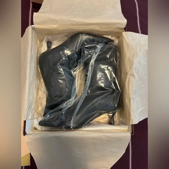 ATP Atelier Cerone Black Napa Stretch Boots - Picture 8 of 13